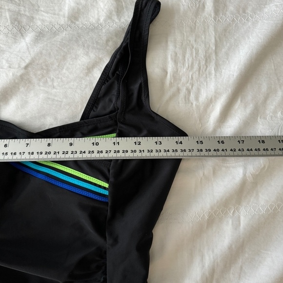 Alia Women's Black One Piece Swimsuit Size 10/30‎ Beach Vacation Bathing Suit - Picture 9 of 14